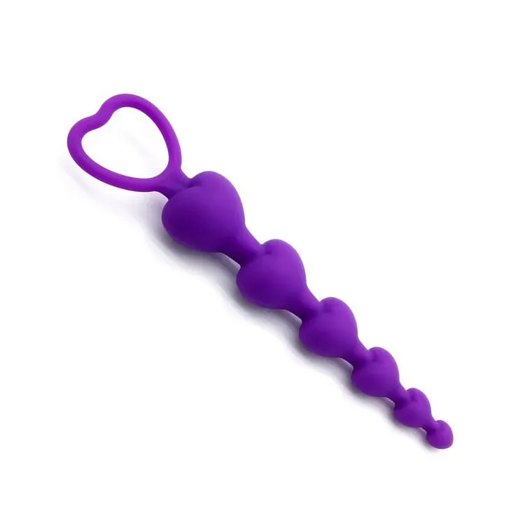 Plugue anal para iniciantes, plugue confortável para bunda, anel de coração, brinquedo sexual para iniciantes, explorar o jogo anal, mulheres, homens, estimular o efeito orgásmico