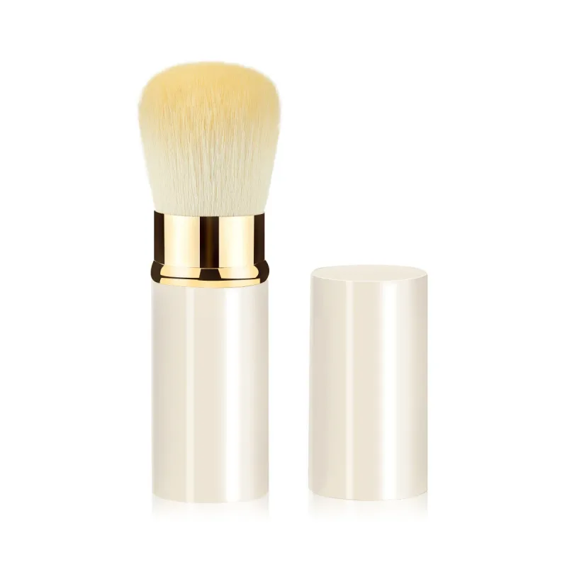 1 pçs pincéis de maquiagem retrátil pó fundação mistura blush rosto kabuki escova maquiagem compõem ferramentas cosméticas