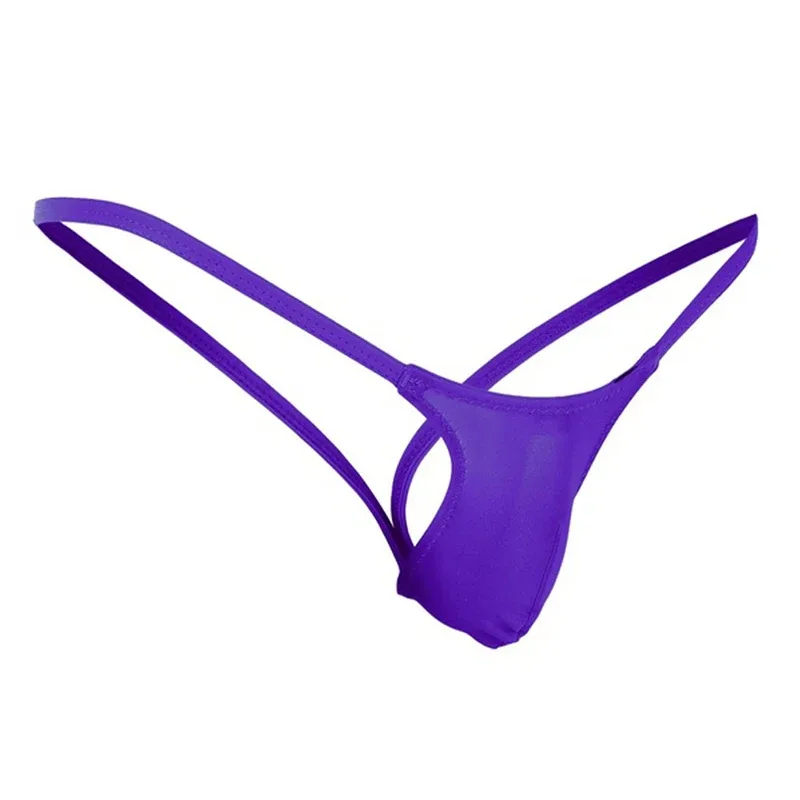 Ultra-fino gay homem tanga g-string sem costura jockstrap micro t-back roupa interior masculino corda biquíni roupa de banho bolsa underpant a50