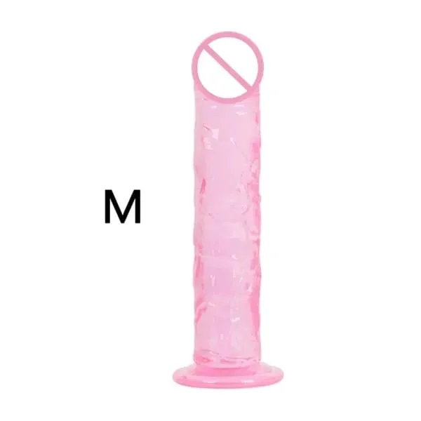 KWD Erotic Soft Jelly Dildo Anal Butt Plug Realistic Strong Suction Cup Adult Toys G-spot Orgasm Big Penis Sex Toys For Woman