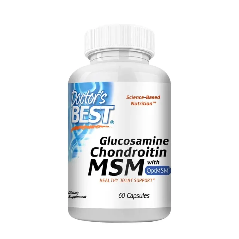 Glucosamina Condroitina MSM com suporte articular OptiMSM ajuda na mobilidade articular e na saúde geral