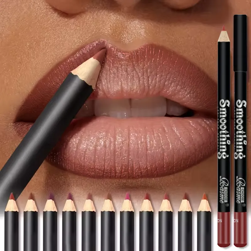 6-Color Waterproof Matte Lip Liner - Long-Lasting Non-Transfer Formula Matte Finish 6 Versatile Shades — image 2