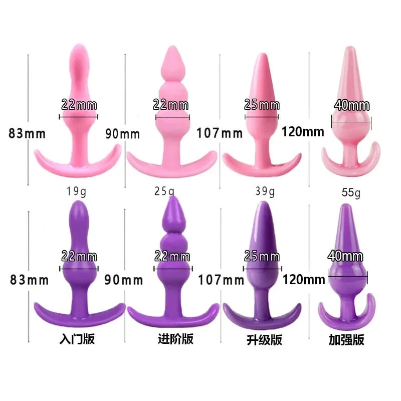 Plugues anais conjunto de treinamento anal, plugue anal, bala, vibrador, homem, massagem de próstata, brinquedos sexuais adultos para mulheres, gay, buttplug