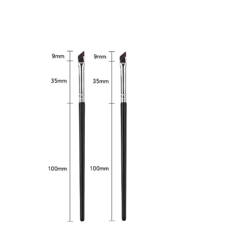 1-16 Chiếc Nâng Cấp Lưỡi Bút Kẻ Mắt Bàn Chải Siêu Mỏng Góc Mịn Flat Eyebrow Brush Liner Brow Nơi Cọ Trang Điểm Chính Xác Chi Tiết Bàn Chải