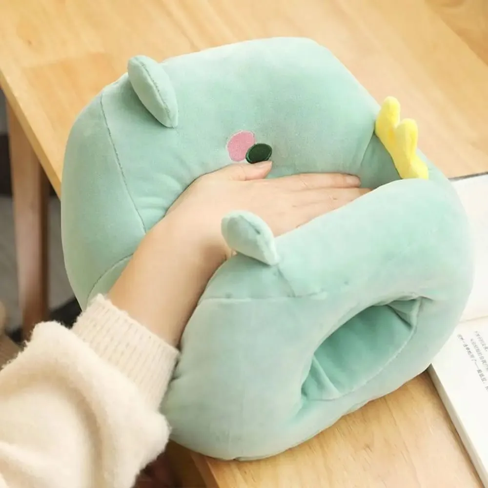 Creative Hand Warmer Pillow Super Soft Hand Hold Office Nap Pillow Keep Warm Animal Pillow Stuffed Winter