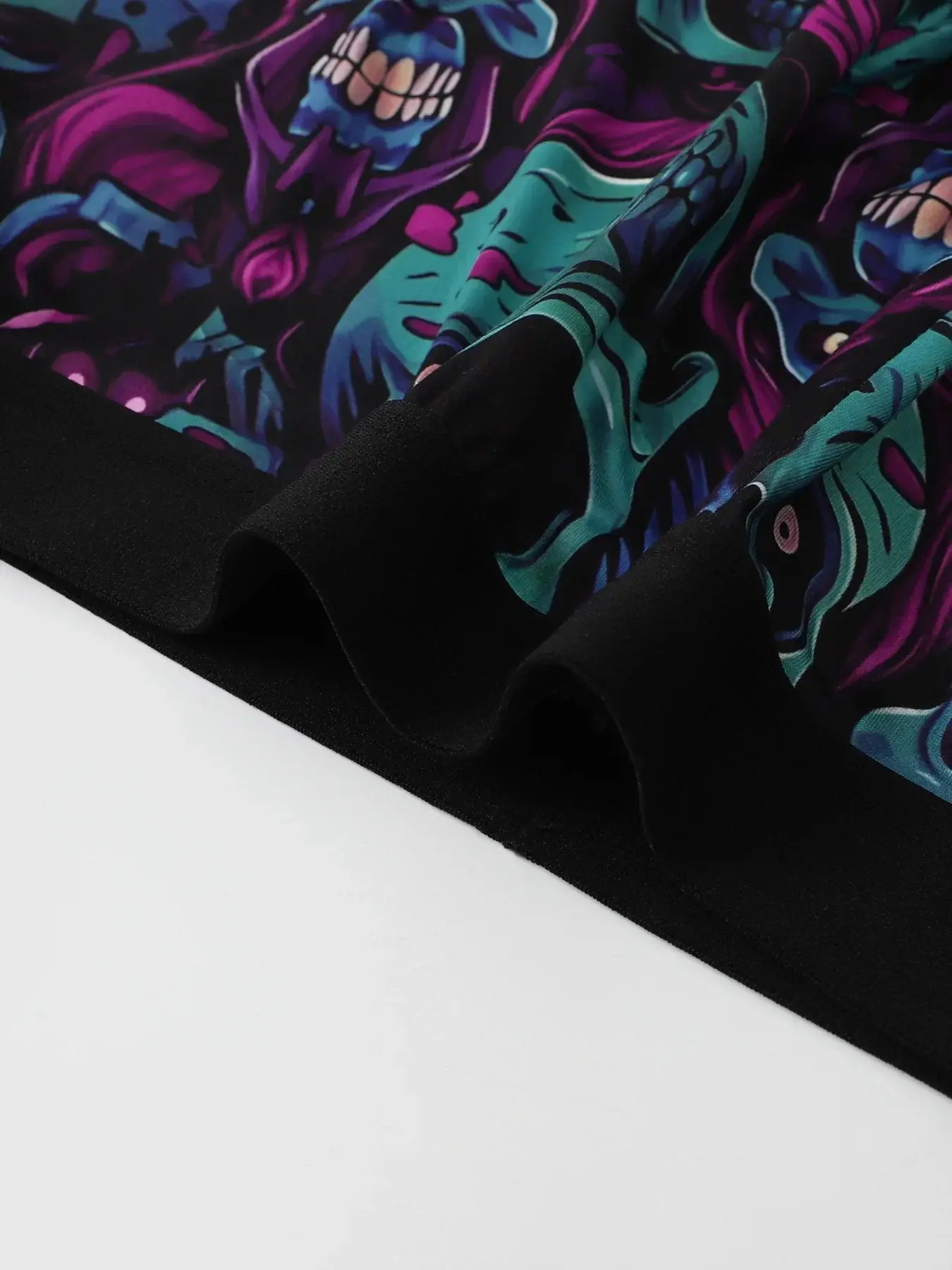 5 pçs aleatório masculino respirável boxer roupa interior com padrões de graffiti coloridos cintura elástica roupa interior na moda e na moda