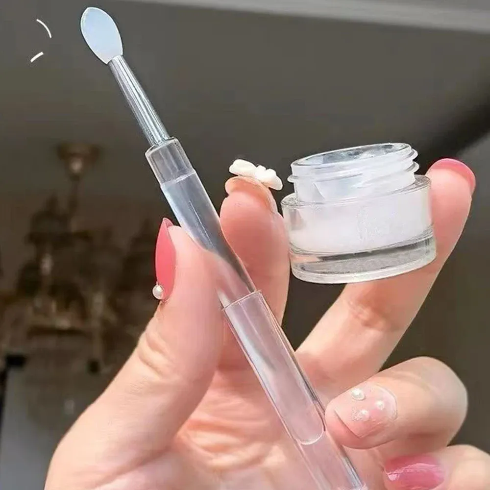 3/5/10PCS Reusable Lip Brush Silicone Lip Mask Applicator Transparent Lipstick Tool For Lip Gloss Eyeshadow Brushes Makeup Tools — image 4
