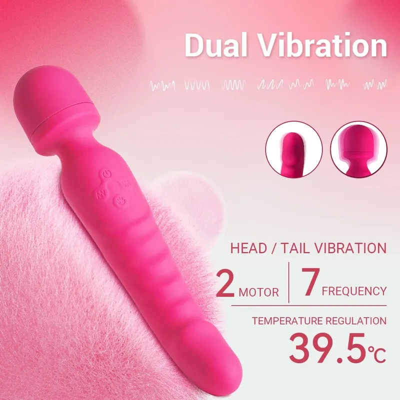 強力 AV 魔棒假陽具振動器女式陰蒂刺激器色情玩具 G 點陰道按摩器成人性玩具女性用 — image 2