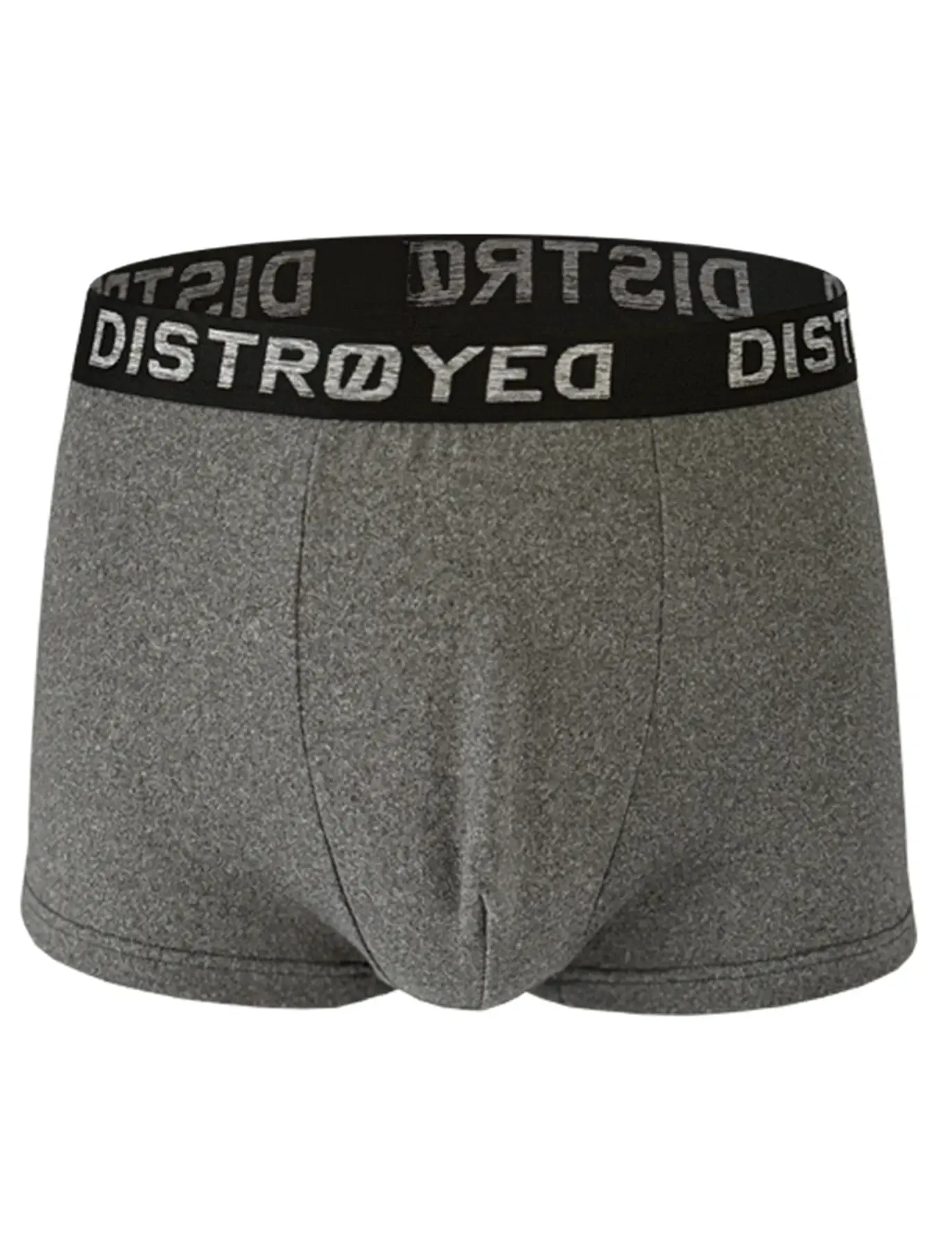 Cuecas boxer masculinas de algodão ultramacio premium, 6 pacotes, preto e cinza, conjunto de tecido extensível, não vinculativo, roupa íntima clássica