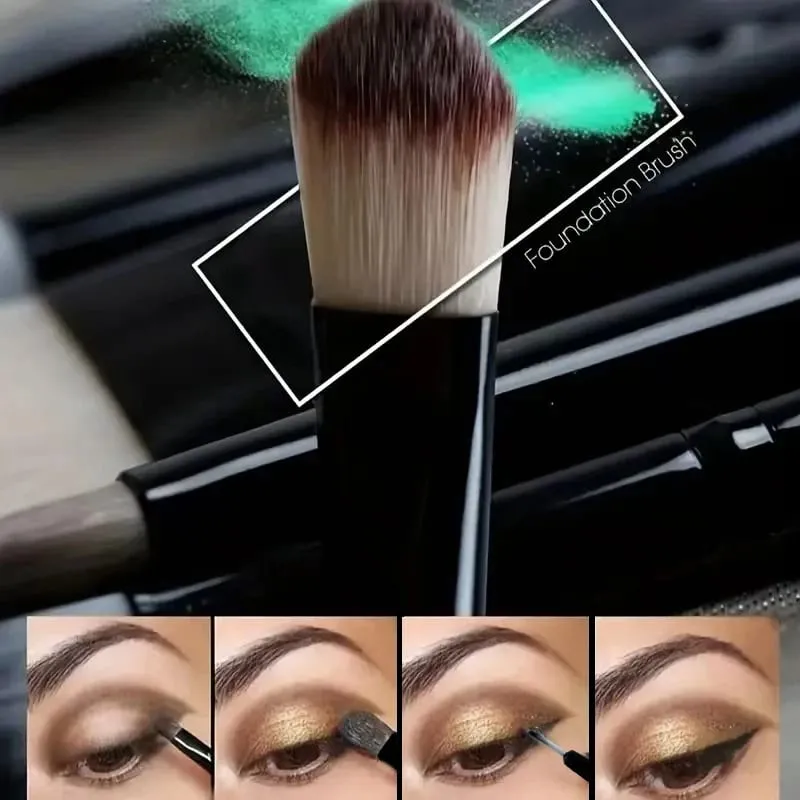 20 pçs pincéis de maquiagem profissional conjunto macio cabelo sintético escova cosmética para fundação sombra sobrancelha delineador mistura fazer — image 4
