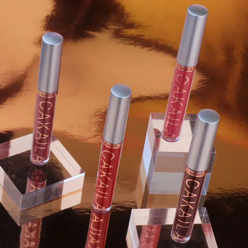 Matte Velvet Lip Glaze Tahan Lama Gincu Cecair Licin Sutera Tidak Mudah Luntur Lip Gloss Makeup Seksi Untuk Wanita Tint Bibir