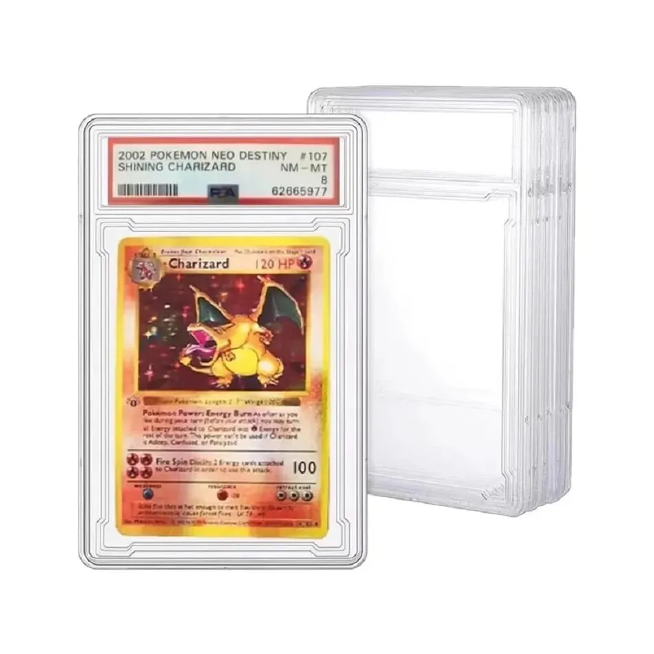 PSA Rating Star Card Transparent Card Brick Complete Set Card BoxGame Cards Pokémon Collection Card Box Accessorie Toy Gifts