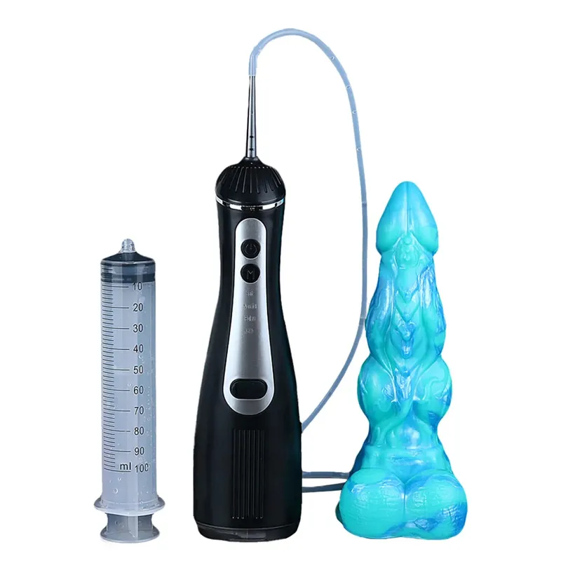 矽膠電動噴射幻想假陽具帶吸盤前列腺按摩器射精陰莖性玩具女式男式