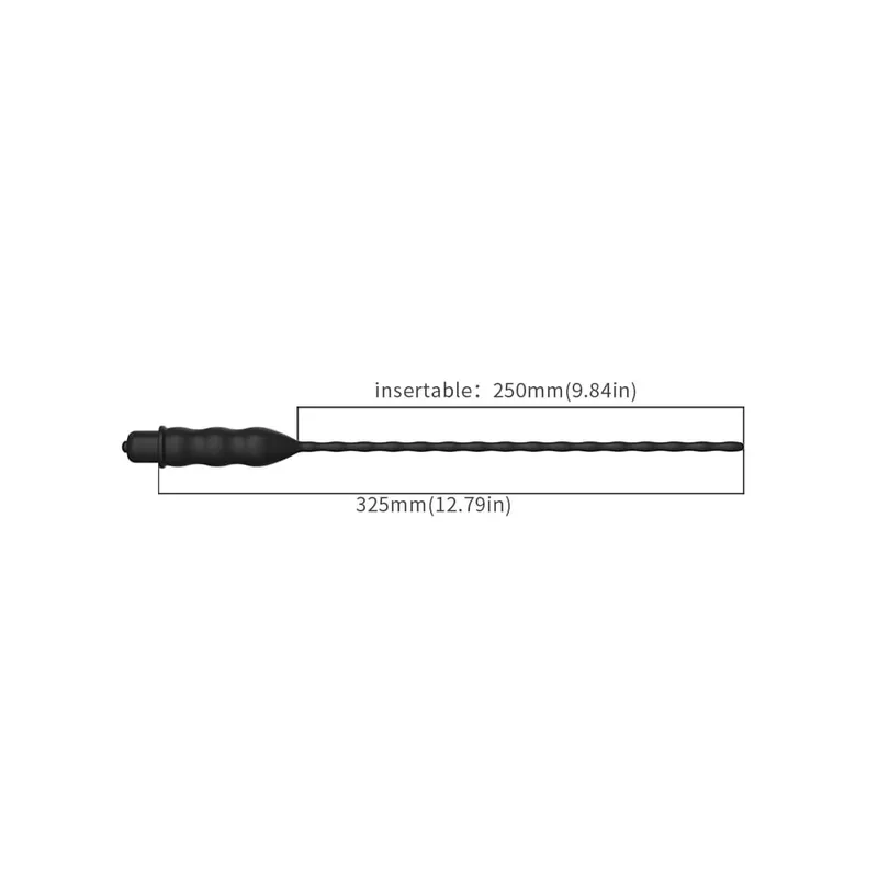 Vibrador uretral de 10 frequências, estimulador de olho de cavalo, plug de pênis, expansor de cateter, masturbador masculino, brinquedos sexuais