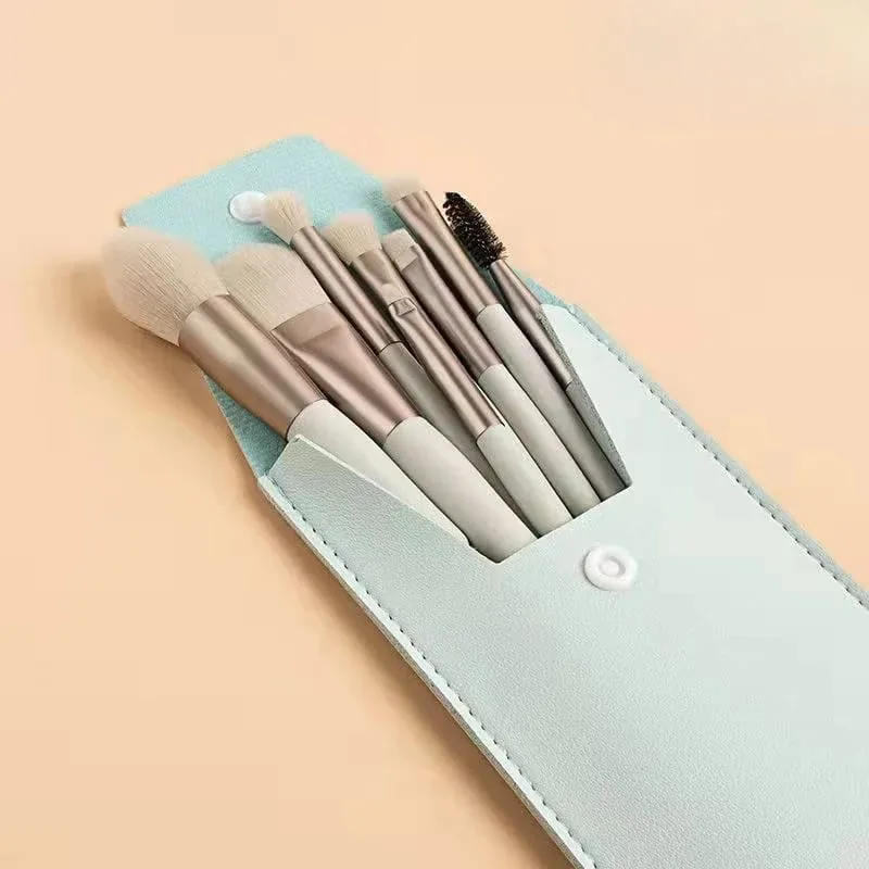 Pincéis de maquiagem para base, blush em pó, sombra, mistura, 8 peças, pincéis de maquiagem macios e fofos, ferramentas de beleza, pincéis de maquiagem, cosméticos