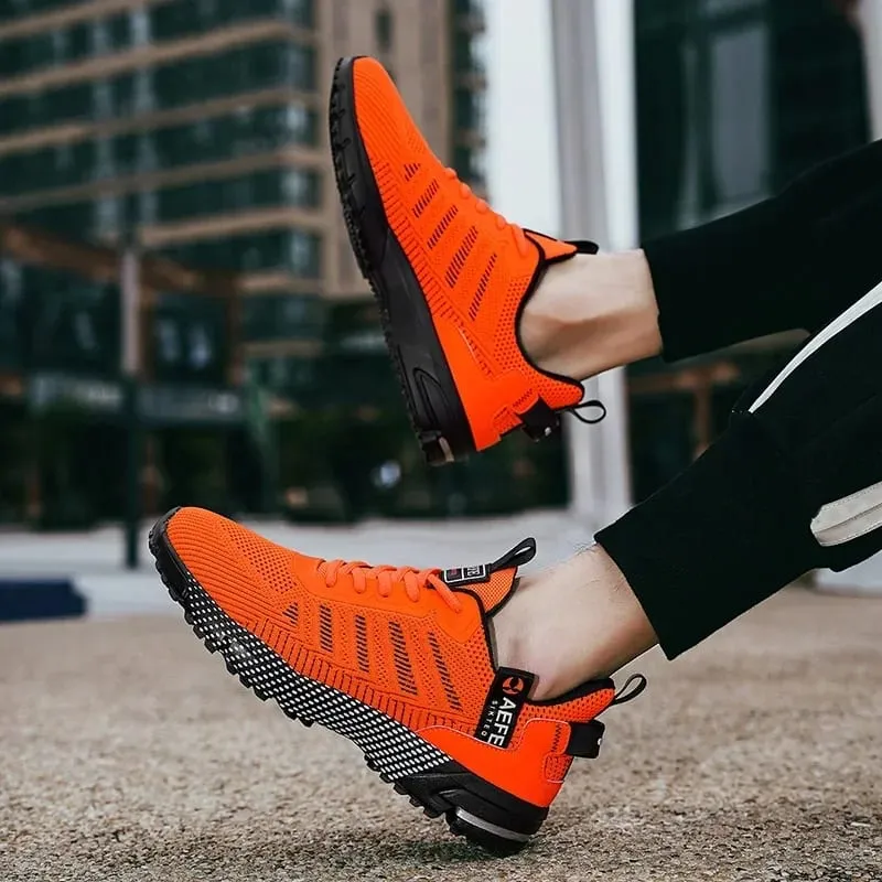 Tendência masculina original tênis plataforma sapato sola macia de alta qualidade tênis casuais correndo rendas até sapatos de treinamento ao ar livre calçado