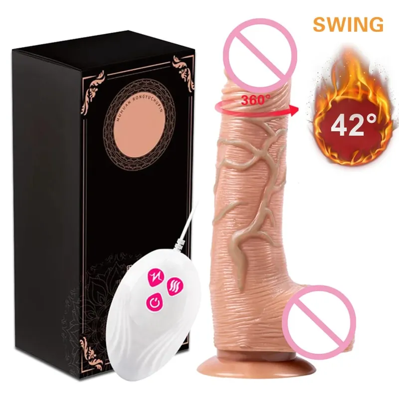 Thrusting Rotation Remote Control Dildo Vibrator Female Realistic Penis Gay Suction Cup Masturbator Couple For Women Sex Toys