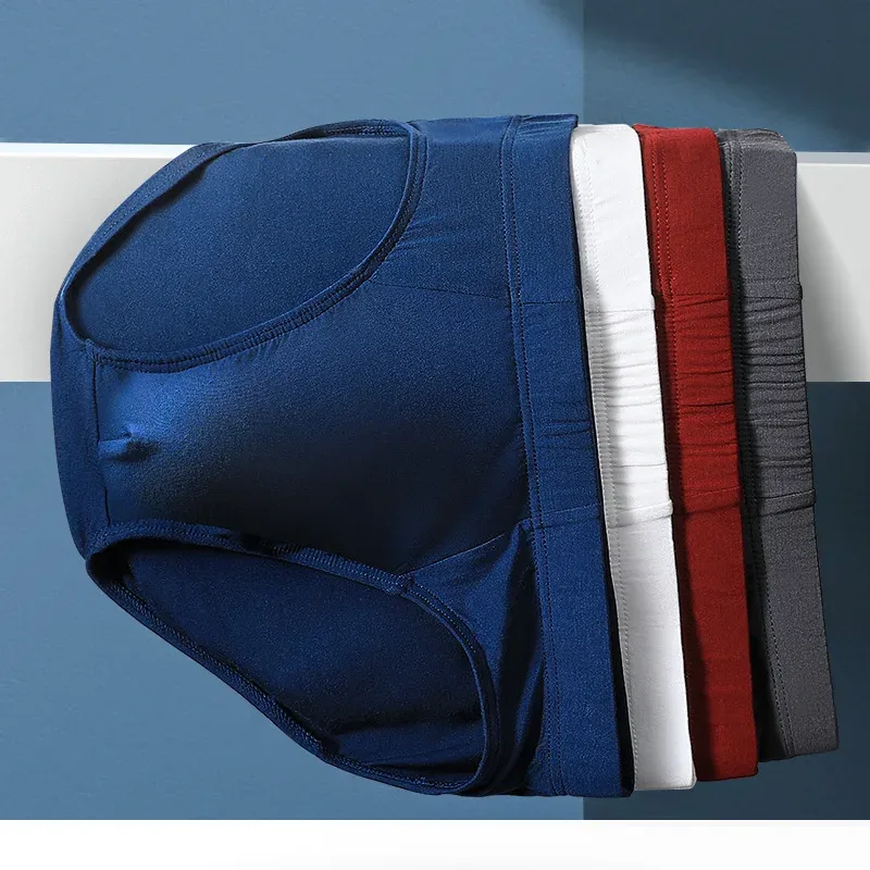Roupa íntima masculina, cuecas masculinas, cuecas modais finas de verão, charme sexual, shorts respiráveis de cintura baixa masculina de tamanho grande — image 6
