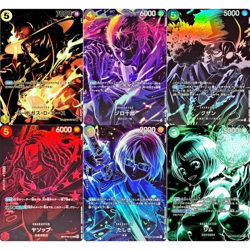 Conjunto completo de cartas de jogo de peça única sp, coleção completa de cartas raras de alta qualidade, réplica diy de cartão proxy de folha de anime [inglês/japonês]