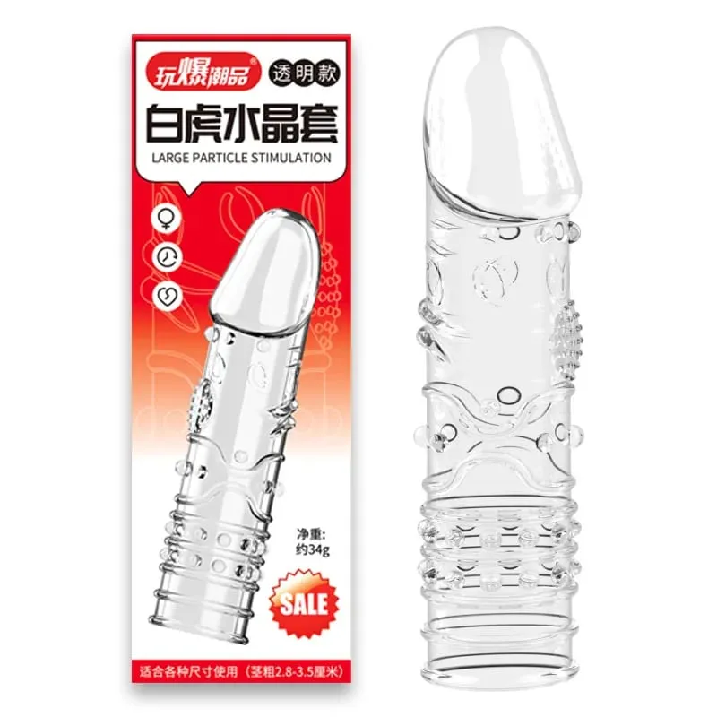 4 tipos de preservativo de cristal manga para ampliação do pênis ejaculação retardada jogos adultos sm brinquedos sexuais para homens casais
