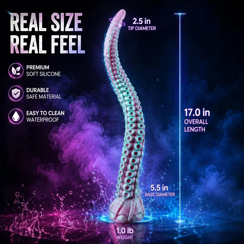Fantasia tentáculo vibrador de silicone macio plugue anal massageador de próstata enorme pênis falso estimulação do ponto g masturbador brinquedos sexuais adultos