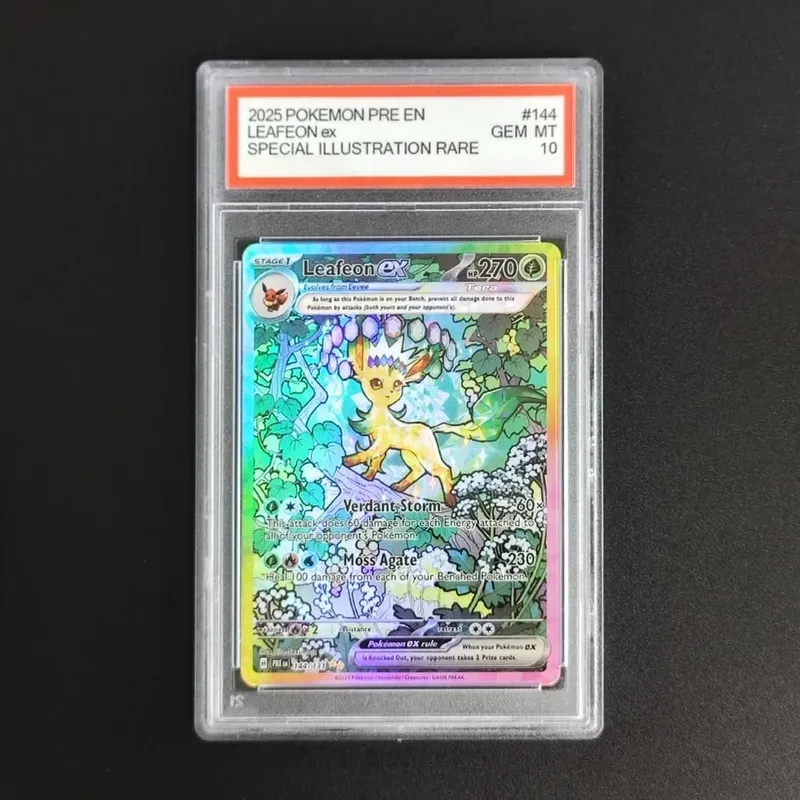 Proxy POKEMON PRE English PRISMATIC EVOLUTIONS #161 UMBREON ex Grade 10 Collection Card Toy