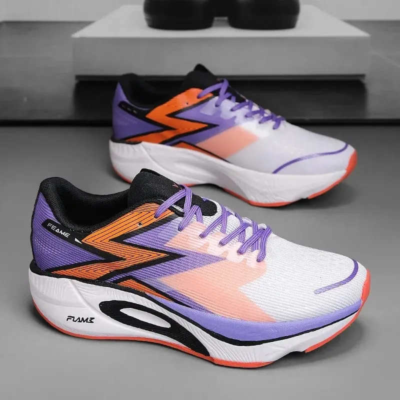 Men's Casual and Comfortable Solid Color Wear-Resistant Jogging Shoes Breathable and Easy-To-Wear Sports Shoes Non-Slip