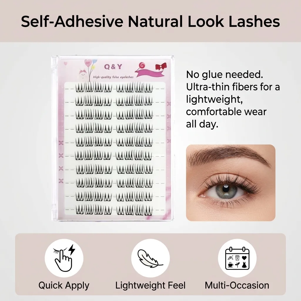Grupo feminino 3.0 cílios postiços estilo natural coreano pequenos cílios finos de fibra sem necessidade de cola c curvado diariamente fundamentos de maquiagem dos olhos