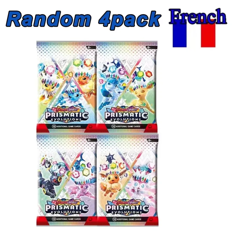 ** 360 unidades EnglishPokémonCards SunMoon Destinado PSrismatic Evolutions Scarlet Violet 151 PALDEAN Booster Battle Transaction Card