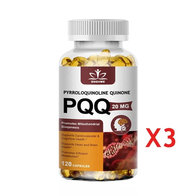 PQQ 20 毫克膠囊|用於血管心臟和關節功能|可能有助於減少睡眠和認知功能大腦補充劑