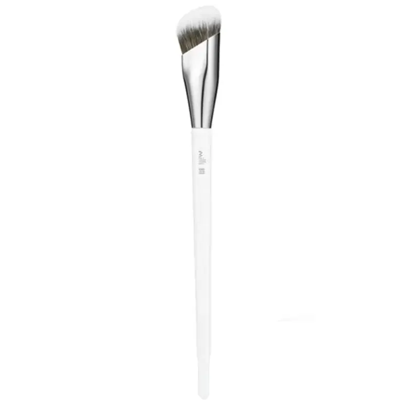 1pc branco 811 pincéis de maquiagem corretor ângulo base líquida fundação compõem escova detalhe rosto corretivo essencial ferramenta beleza