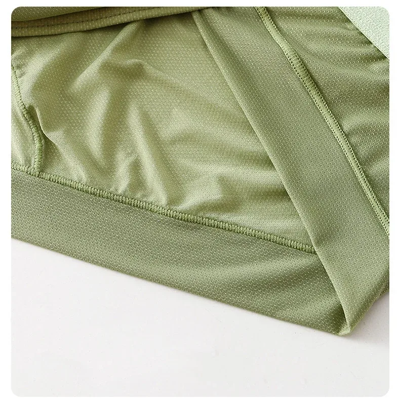 Cuecas masculinas respirável 3d bolsa leve biquíni masculino macio puro conforto secagem rápida elástico triângulo para o verão