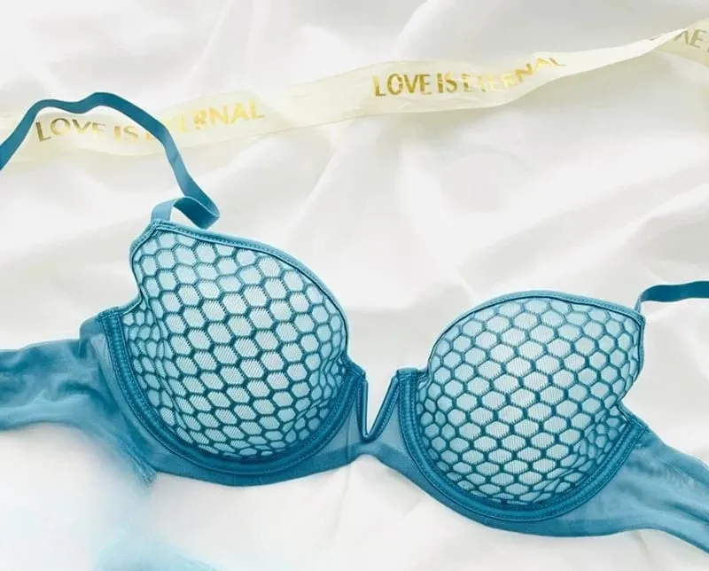 Sutiã minimizador de meia xícara para mulheres, verão, ultrafino, macio, push-up, francês, decote em v profundo, plus size, sutiã 34-44 B-C COP