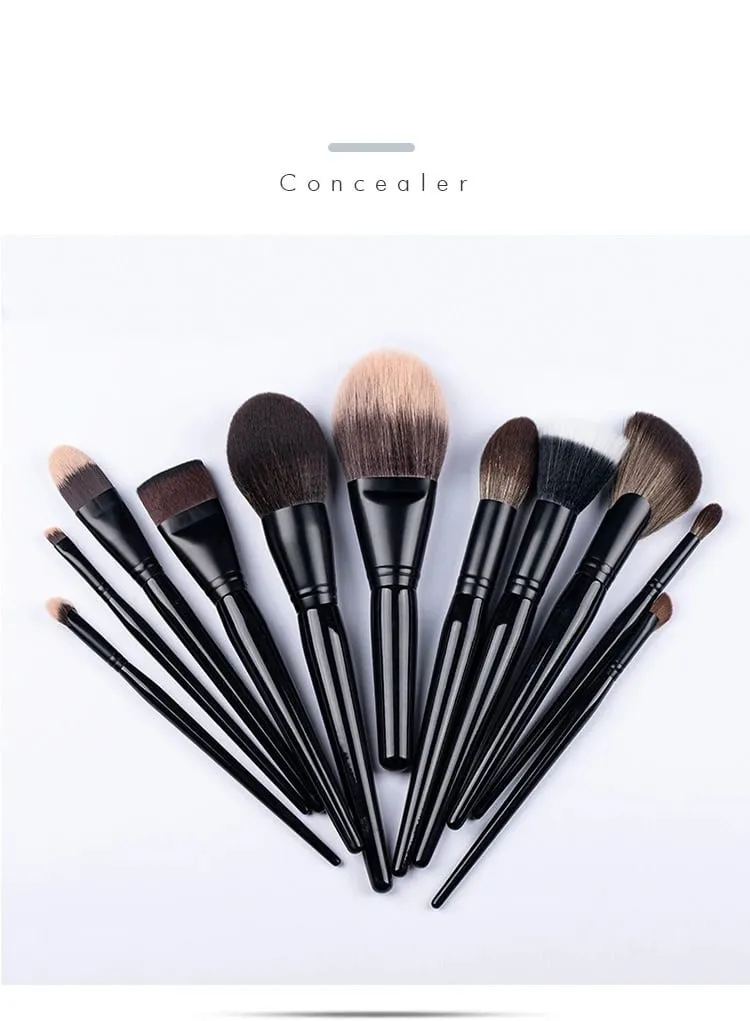 Conjunto de pincéis de maquiagem para contorno em pó, pincel de maquiagem scott, blush, destaque, base, sombra, sobrancelha, ferramentas cosméticas, 1 peça