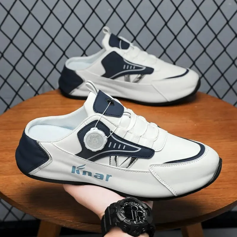 Tênis de plataforma de alta qualidade com malha respirável na moda para o verão, novos sapatos esportivos e de lazer masculinos em tamanhos grandes 39-48