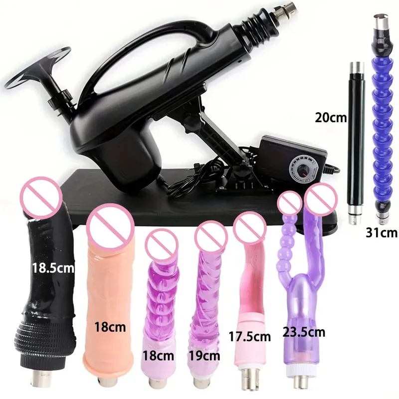 自動性愛機器 3XLR 假陽具配件女性自慰震動器按摩槍男性性玩具情侶成人用品