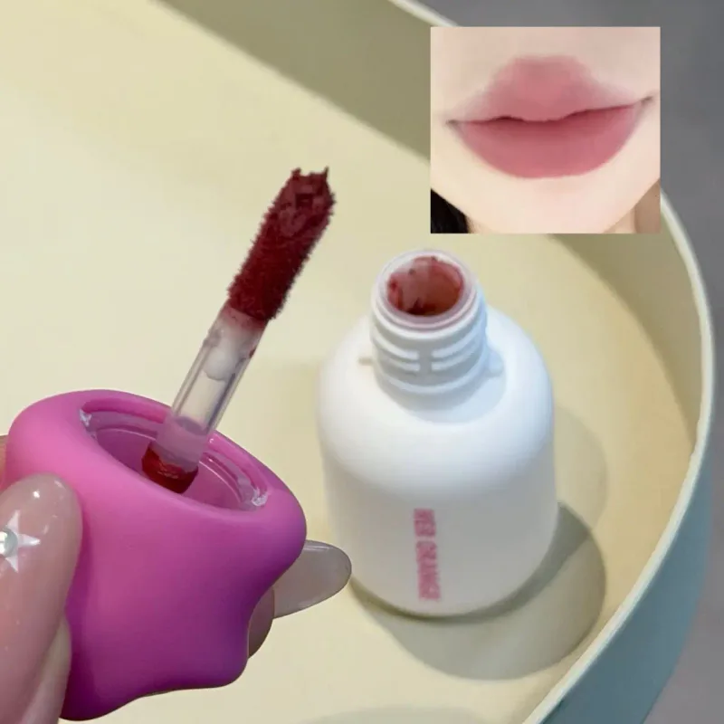 Herorange Soft Matte Lip Mud Não Secante Longo Desgaste para Viagem Diária Acessível Maquiagem