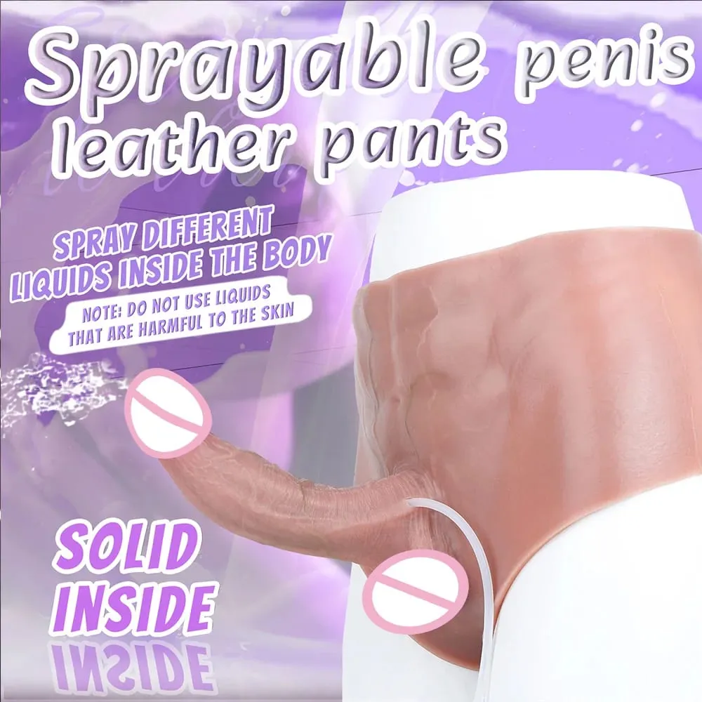 Silicone anal plug esguichando calcinha vibrador com músculos abdominais pênis sólido vaginal anal masturbador brinquedo sexual para o sexo feminino