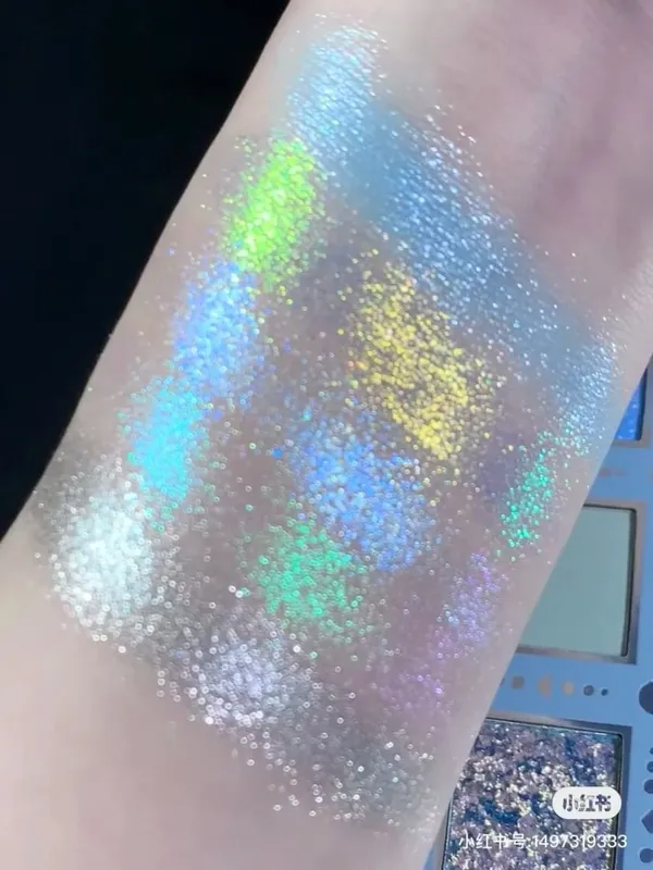 Anthemy10 cor shimmer fosco sombra camaleão diamantes perolados brilhar brilhantemente sombra maquiagem paleta cosméticos