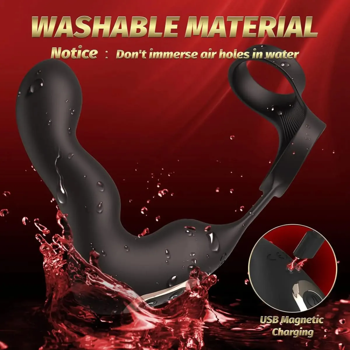 Anal butt plug vibrador com anel peniano atraso ejaculação massageador de próstata controle remoto brinquedos sexuais adultos para homens casais anéis