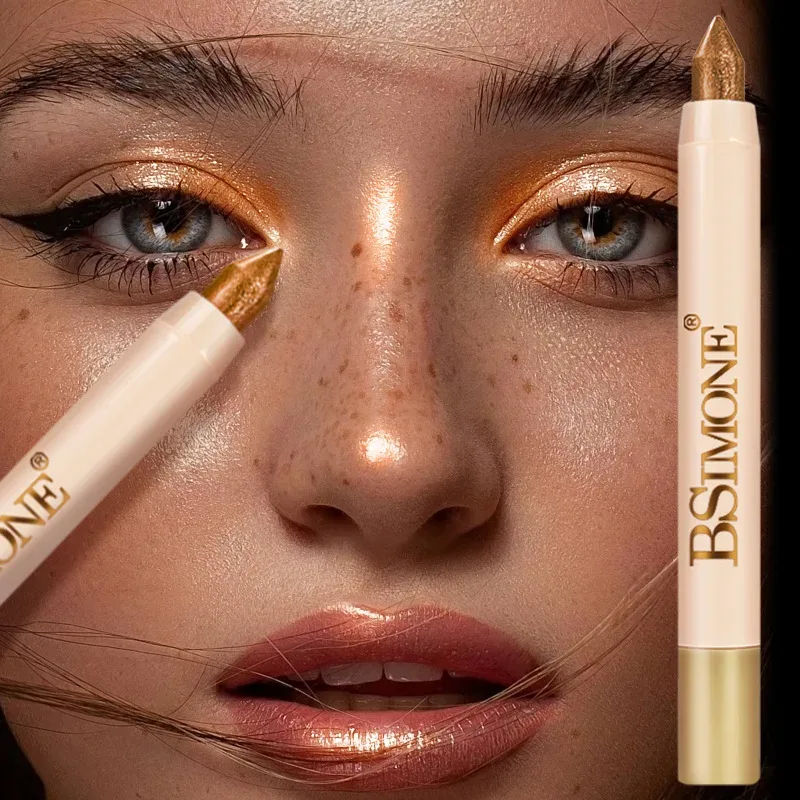 1PC Pearlescent Eyeshadow Sticks High Pigmented Eyeshadow Pencil Glitter Waterproof Long-Lasting Eye Makeup Non-Smudged — image 12