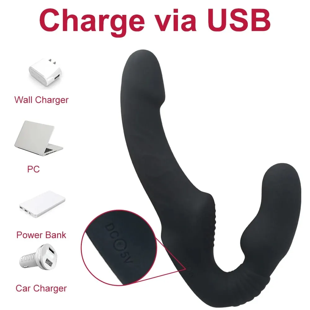 Strapless Strap-on Vibrador Vibrador com Controle Remoto para Mulheres Casais Lésbicos G Spot Brinquedos Sexuais Com Clitóris Estimulador Adulto
