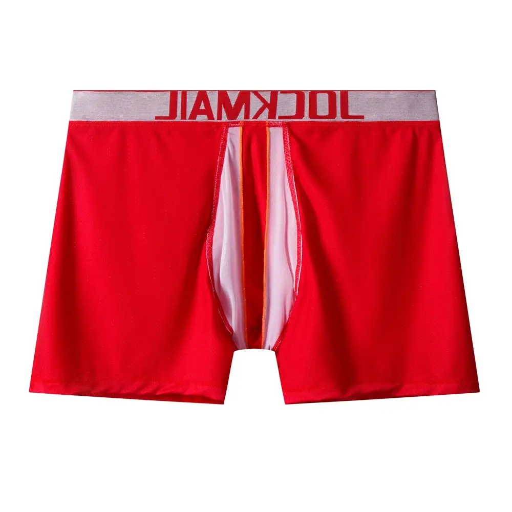 Sexy Men Underwear Men's Boxer 3D Hammock-shaped Pouch Designed Breathable Mesh Panels Men Boxershorts Trunk Male Underpants