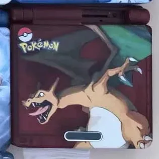Pokémon Series GBA SP Shell - Charizard Rayquaza Gengar Capa de edição limitada para console de reposição — image 27