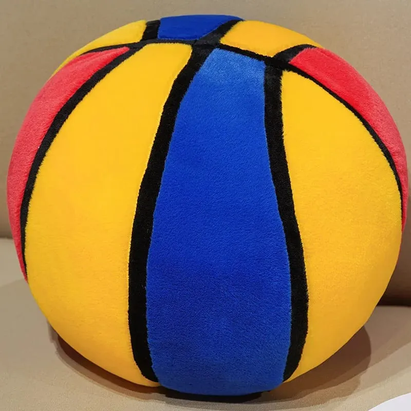 Basketball Plushie Simulation Basketball Throw Pillow Fill Plump Bedroom Decorations Skin-friendly Holiday Gift For Boy And Girl