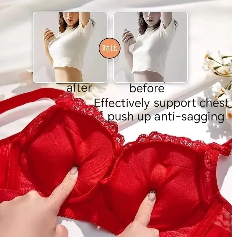 Sutiã push up extremo de 8 cm para peito plano, lingerie ultra acolchoada sem fio cria decote — image 7