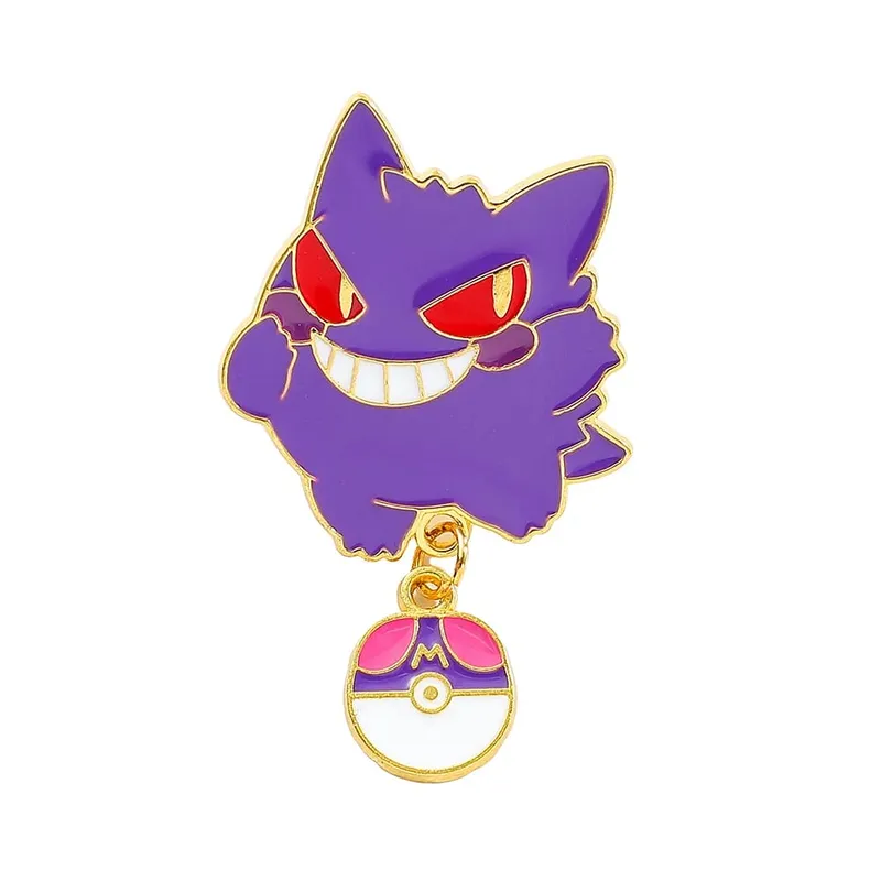 Conjunto de alfinetes esmaltados – lindos broches Pikachu Squirtle Charmander para mochilas, jaquetas – emblemas de desenhos animados de anime, presente para fãs
