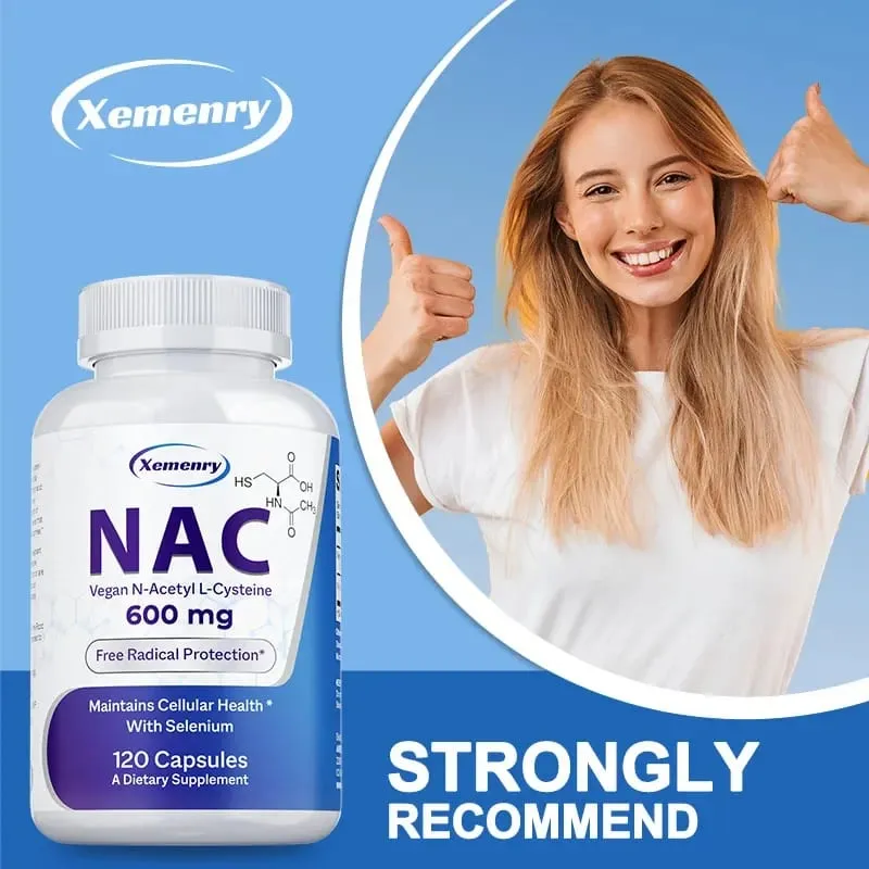 NAC - Promotes Cleansing Detoxification and Repair Reduces Lipids Brightens Skin Improves Joints and Hair and Anti-aging