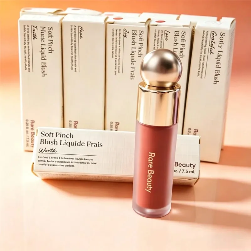 Rare Beauty Soft Pinch Liquid Blusher Silky Waterproof Moisturizing Woman Makeup Happy Hope Bliss Wonder Believe Blush Liquide