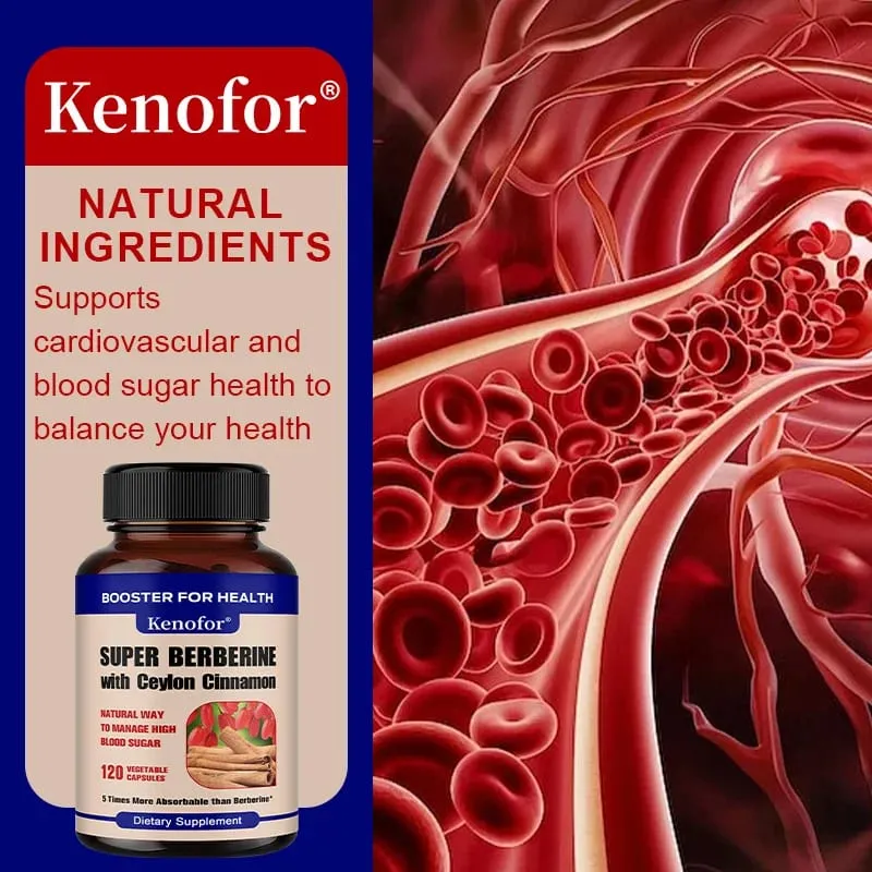 O antioxidante do extrato de canela do Ceilão melhora a circulação sanguínea, apoia a saúde cardiovascular, equilibra o açúcar no sangue